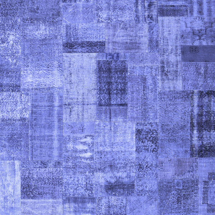 Patchwork Blue Transitional Rug, con1379blu