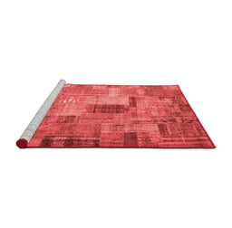 Transitional Red Washable Rugs
