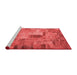 Transitional Red Washable Rugs