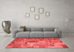 Transitional Red Washable Rugs