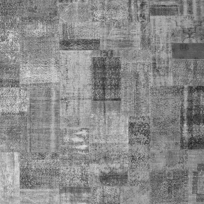 Patchwork Gray Transitional Rug, con1379gry