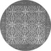 Machine Washable Persian Gray Bohemian Rug, wshcon137gry