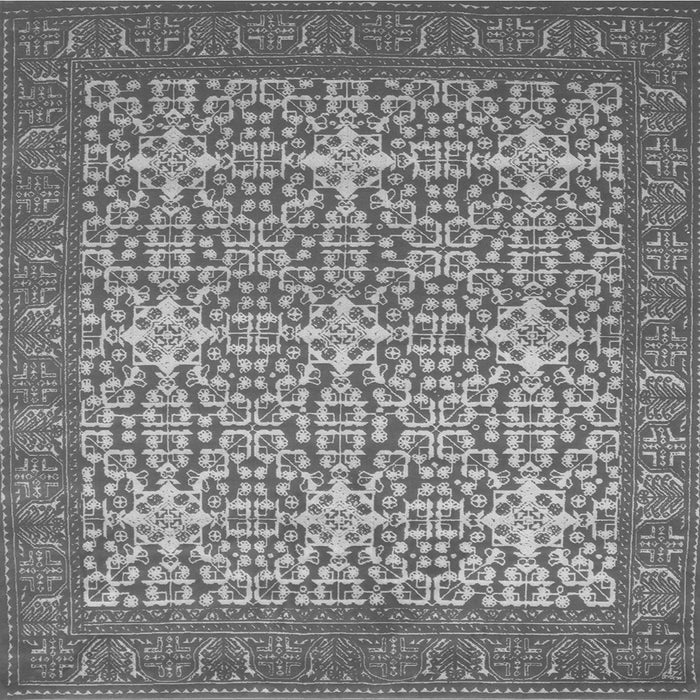 Serging Thickness of Persian Gray Bohemian Rug, con137gry