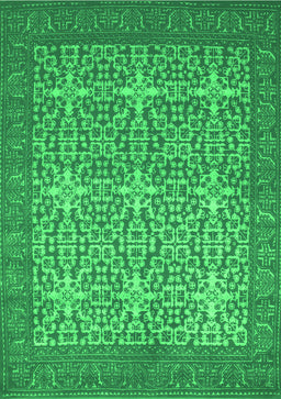 Persian Green Bohemian Rug, con137grn