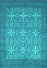 Persian Turquoise Bohemian Rug, con137turq