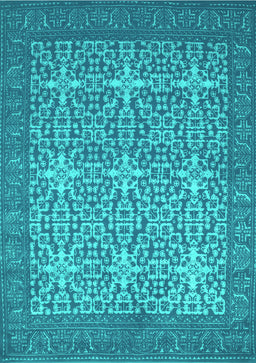 Persian Turquoise Bohemian Rug, con137turq