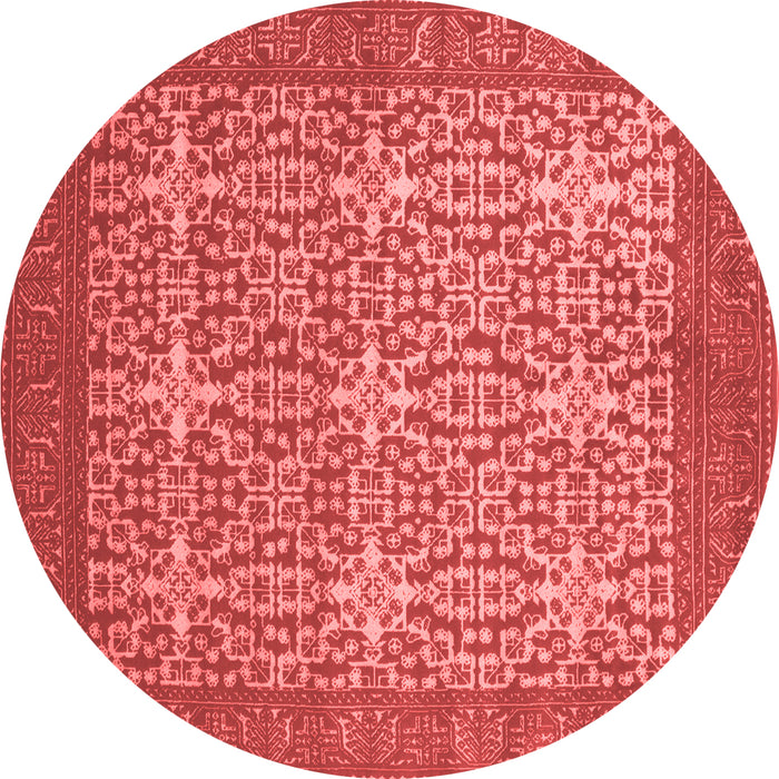 Machine Washable Persian Red Bohemian Rug, wshcon137red