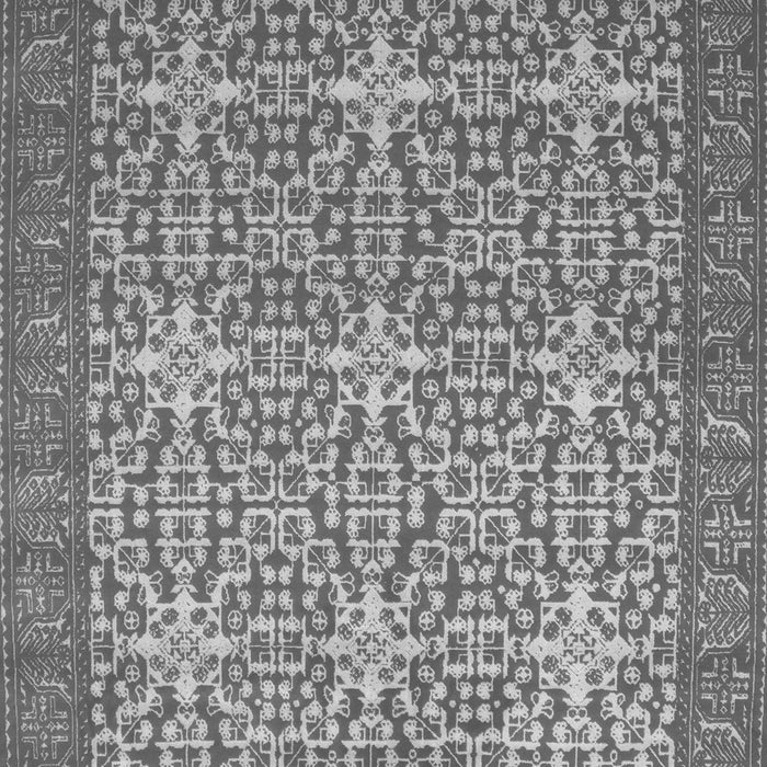 Serging Thickness of Machine Washable Persian Gray Bohemian Rug, wshcon137gry