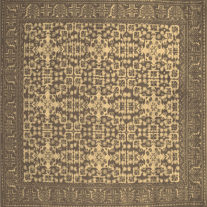 Square Persian Brown Bohemian Rug, con137brn