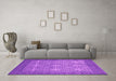 Machine Washable Persian Pink Bohemian Rug in a Living Room, wshcon137pnk