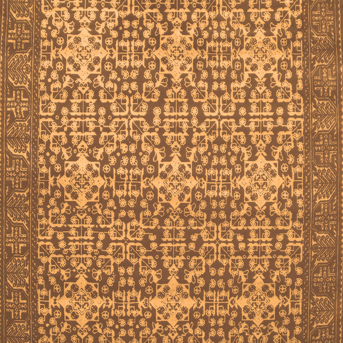 Serging Thickness of Machine Washable Persian Orange Bohemian Area Rugs, wshcon137org