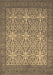 Machine Washable Persian Brown Bohemian Rug, wshcon137brn