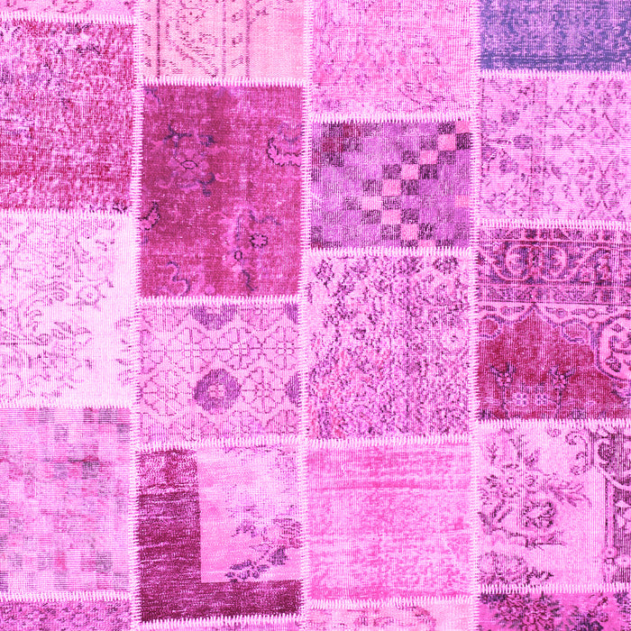 Patchwork Pink Transitional Rug, con1380pnk