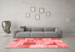 Transitional Red Washable Rugs