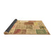 Sideview of Patchwork Brown Transitional Rug, con1380brn