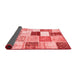 Patchwork Red Transitional Area Rugs