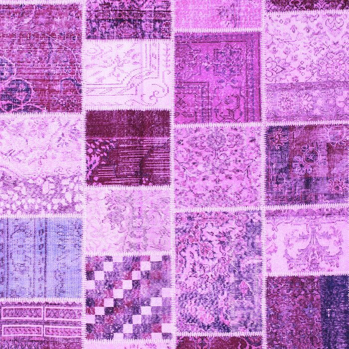 Patchwork Purple Transitional Rug, con1381pur