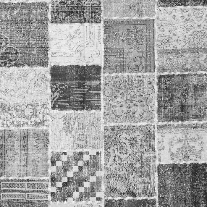 Patchwork Gray Transitional Rug, con1381gry