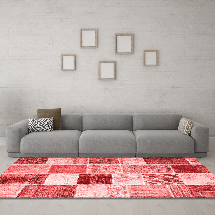 Transitional Red Washable Rugs