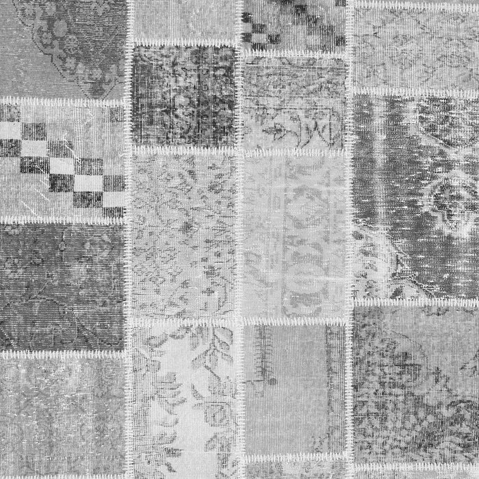 Patchwork Gray Transitional Rug, con1383gry