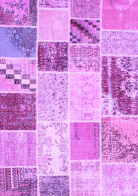 Patchwork Purple Transitional Rug, con1383pur