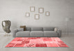 Transitional Red Washable Rugs