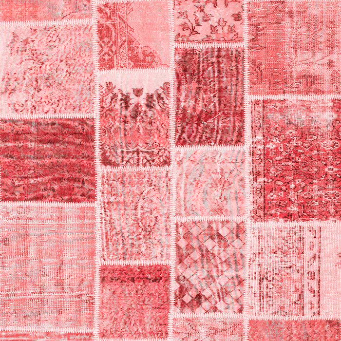 Patchwork Red Transitional Area Rugs