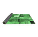 Sideview of Patchwork Emerald Green Transitional Rug, con1385emgrn