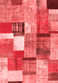 Patchwork Red Transitional Rug, con1385red