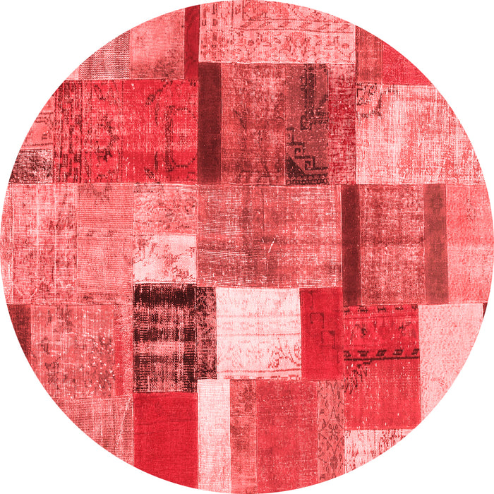 Patchwork Red Transitional Rug, con1385red