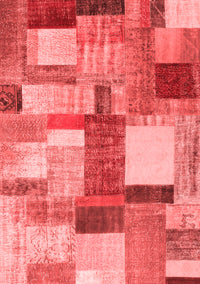 Patchwork Red Transitional Rug, con1386red