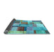 Sideview of Patchwork Light Blue Transitional Rug, con1387lblu