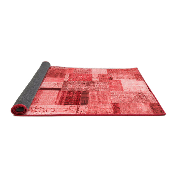 Patchwork Red Transitional Area Rugs