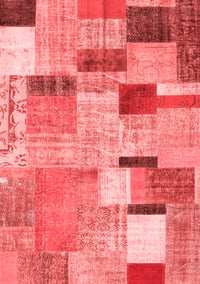 Patchwork Red Transitional Rug, con1388red