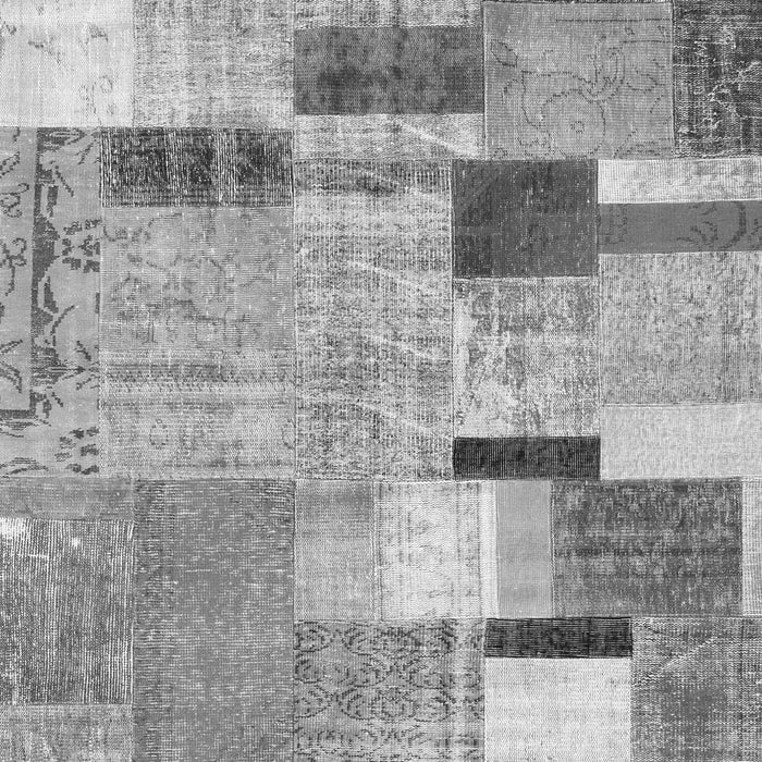 Patchwork Gray Transitional Rug, con1388gry