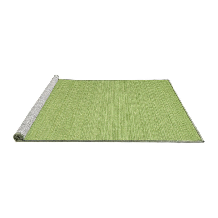 Serging Thickness of Machine Washable Contemporary Pistachio Green Rug, wshcon1389