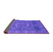 Sideview of Persian Purple Bohemian Rug, con138pur