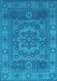 Persian Light Blue Bohemian Rug, con138lblu