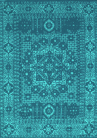 Persian Turquoise Bohemian Rug, con138turq