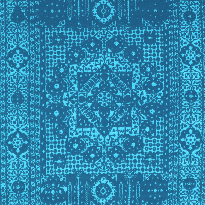 Machine Washable Persian Light Blue Bohemian Rug, wshcon138lblu