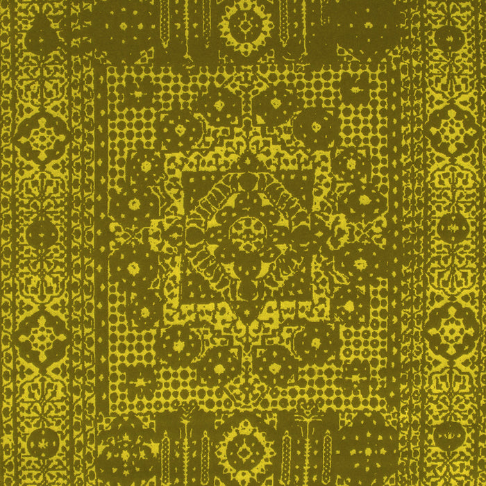 Machine Washable Persian Yellow Bohemian Rug, wshcon138yw