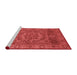 Bohemian Red Washable Rugs