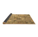 Sideview of Patchwork Brown Transitional Rug, con1390brn