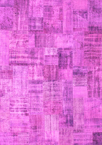 Patchwork Pink Transitional Rug, con1390pnk