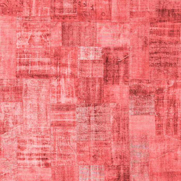 Patchwork Red Transitional Area Rugs