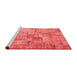 Transitional Red Washable Rugs