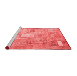 Transitional Red Washable Rugs