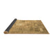 Sideview of Patchwork Brown Transitional Rug, con1391brn