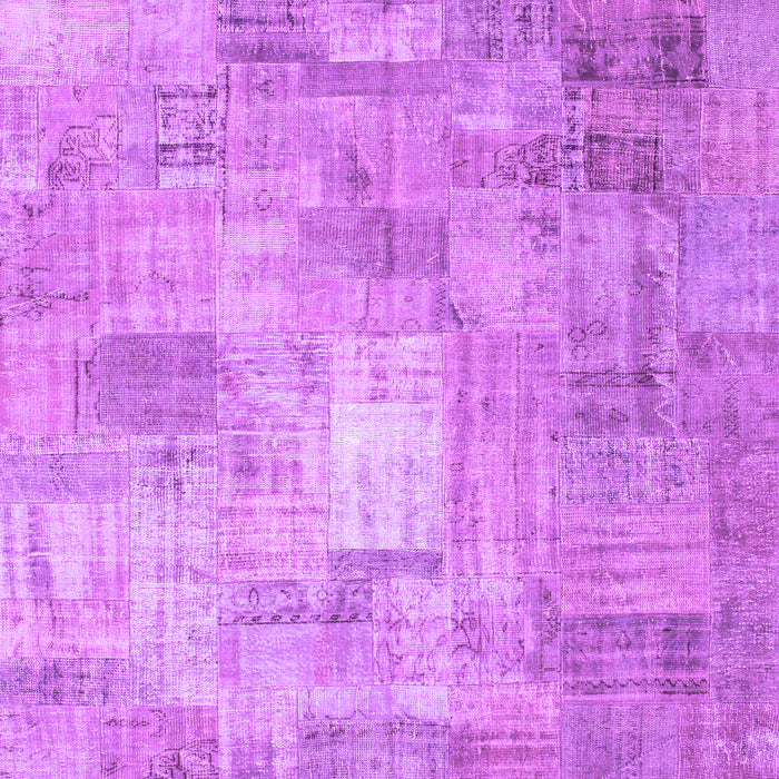 Patchwork Purple Transitional Rug, con1391pur