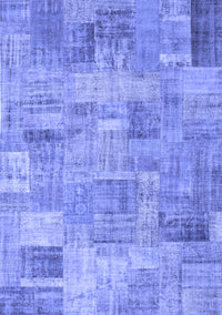 Patchwork Blue Transitional Rug, con1392blu